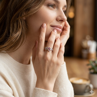 The Aurora Ashes Inclusion Ring