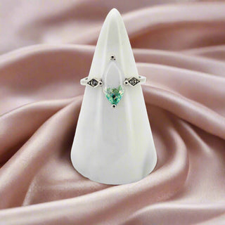 antoinette breast milk ring pure milk and gathered green leaf