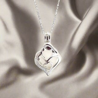 pure milk Mama Sparkle Bead Cage Breastmilk Pendant