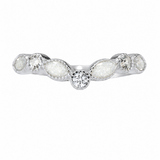 The Crown Birthstone Breastmilk Ring