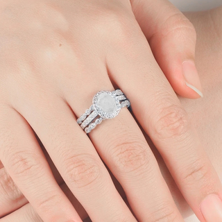 crystal clear glass breastmilk glass ring