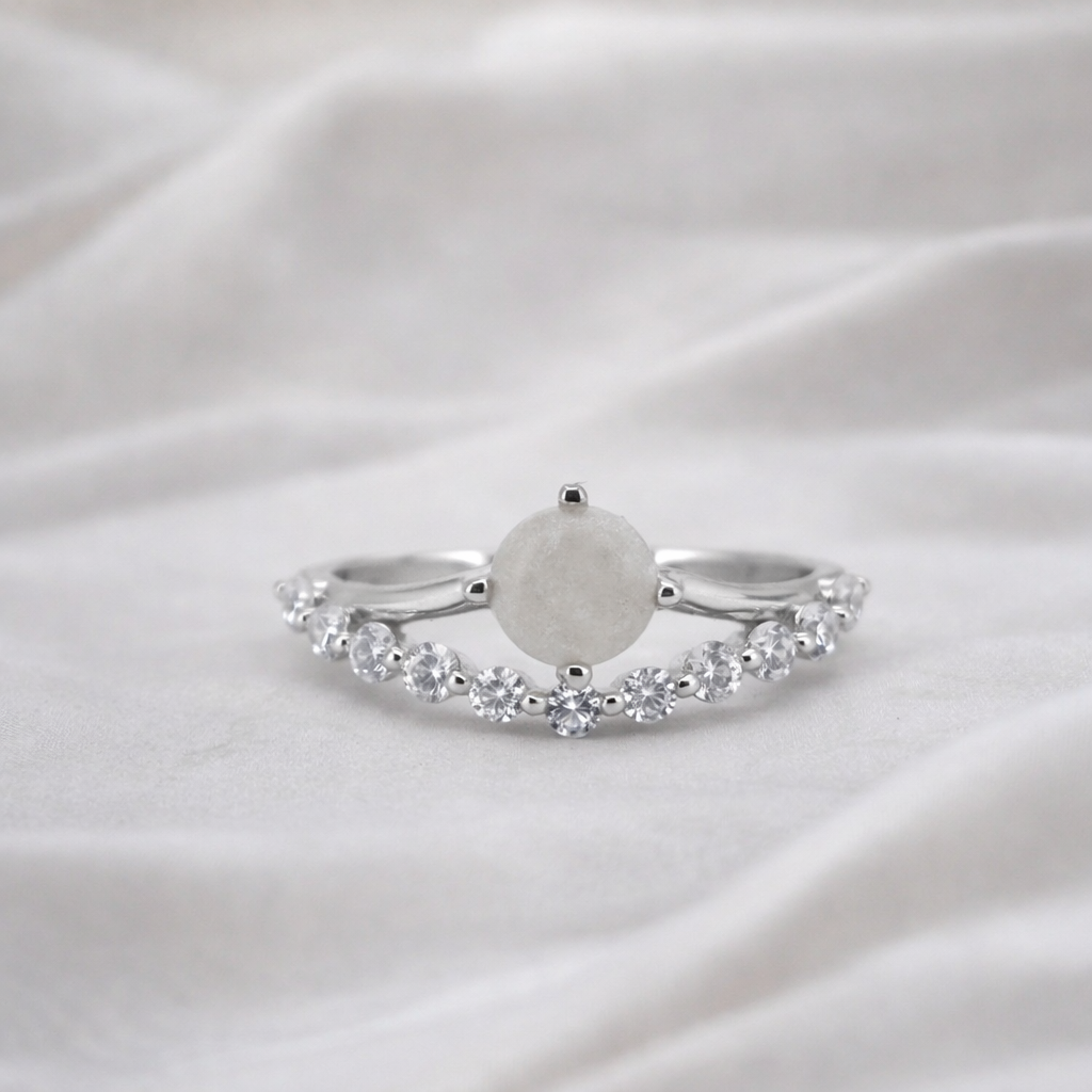 The Luna Breast Milk Inclusion Ring – Cumbria Life Casting