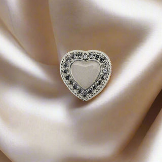pure milk april birthstones Heart Birthstone Breastmilk Charm
