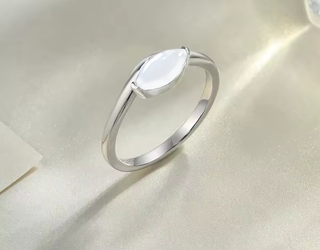 The Harmony Breast Milk Inclusion Stacker Ring
