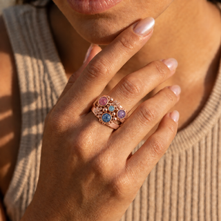 The Wildflower Ashes Inclusion Ring