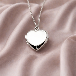 Simple Heart Breast Milk Locket