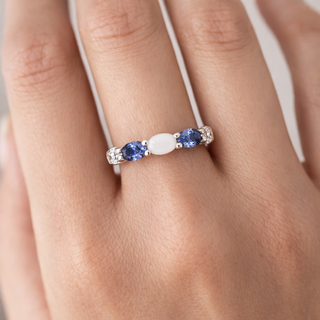 The Zodiac Ashes Inclusion Ring