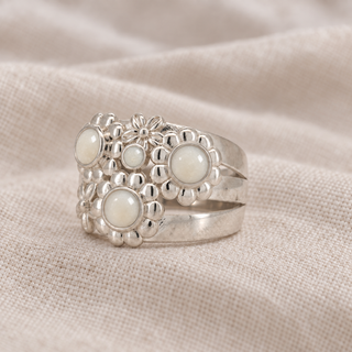 The Wildflower Breastmilk Inclusion Ring