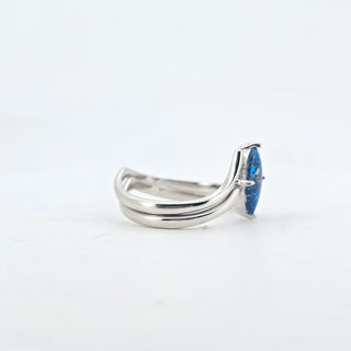 The Selene Ashes Inclusion Stacker Ring