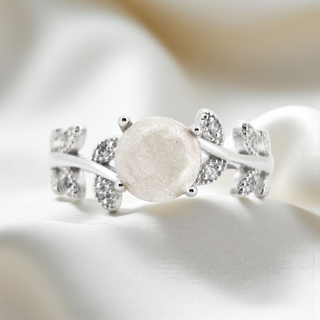 The Esme Breast Milk Inclusion Stacker Ring