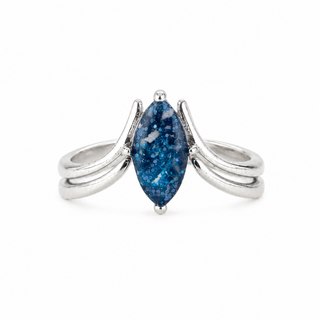 The Selene Ashes Inclusion Stacker Ring