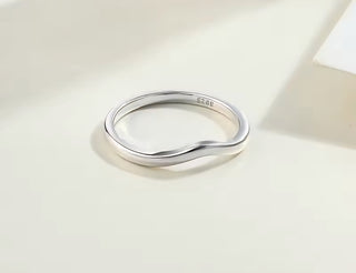The Harmony Ashes Inclusion Stacker Ring