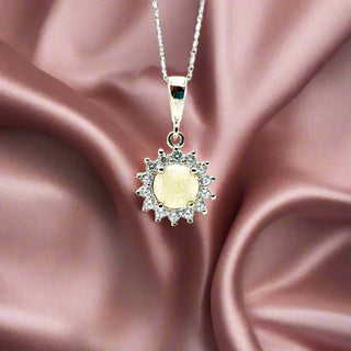 pearl shimmer Sarah Sparkle Breastmilk Pendant
