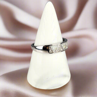 side profile Symmetry Ashes Ring