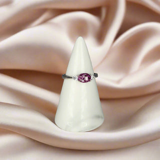 deep purple sparkle Verity Ashes Inclusion ring
