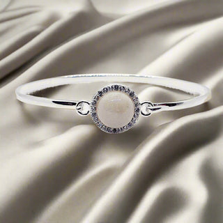 pearl shimmer Sparkle Breastmilk Bangle